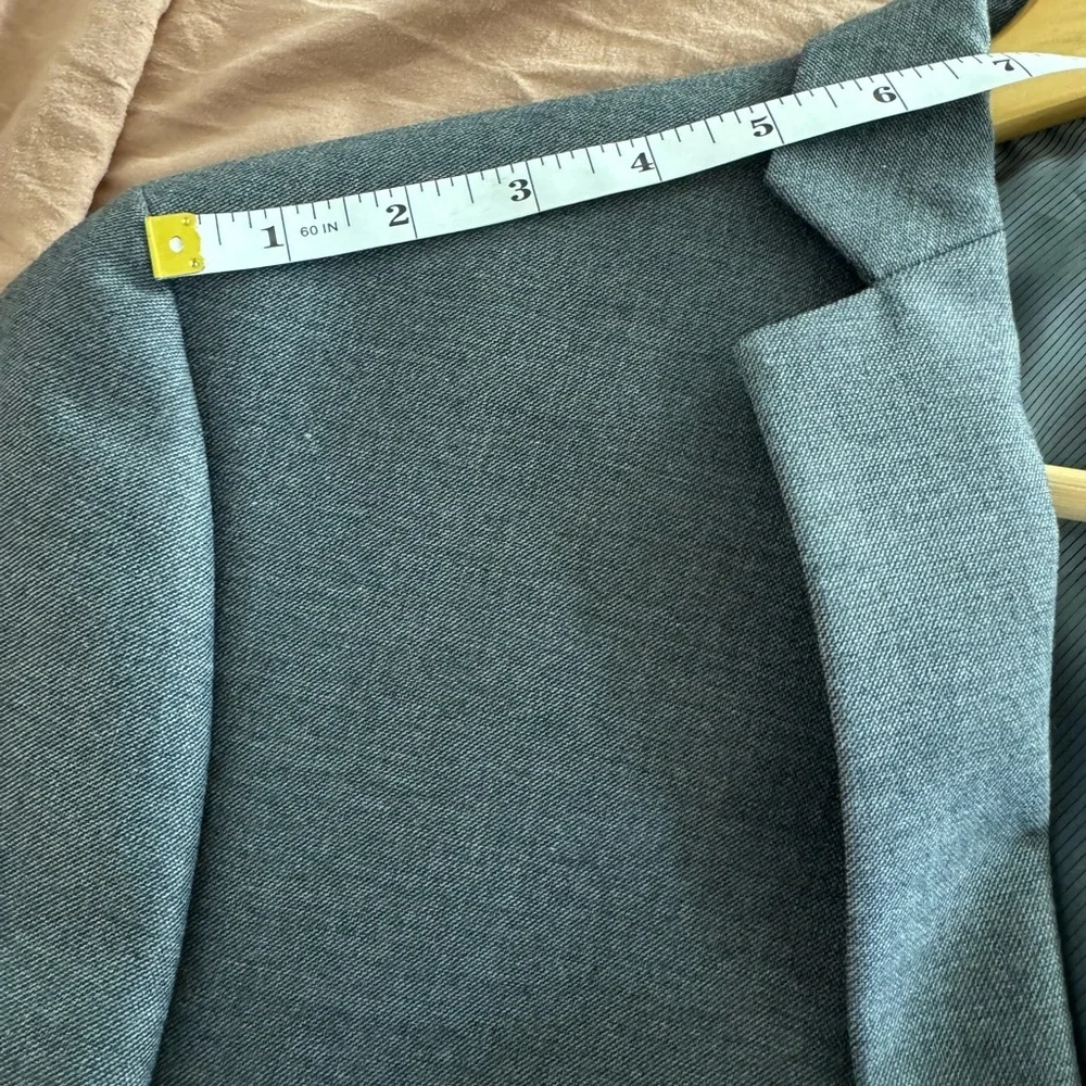 Alfani 2pc Suit Mens Gray Slim Fit Top, 32/30 Bottom Slim Fit